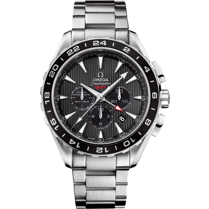 Omega Seamaster Aqua Terra 150M Co-Axial 44 GMT Chronograph 231.10.44.52, reference 231.10.44.52.06.001, grey dial, stainless steel case