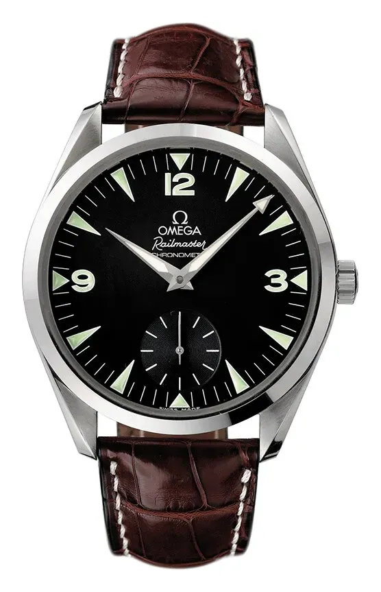 Omega Seamaster Aqua Terra 150M Hand Wound 49.2 Railmaster 2806.52.37, reference 2806.52.37, black dial, stainless steel case