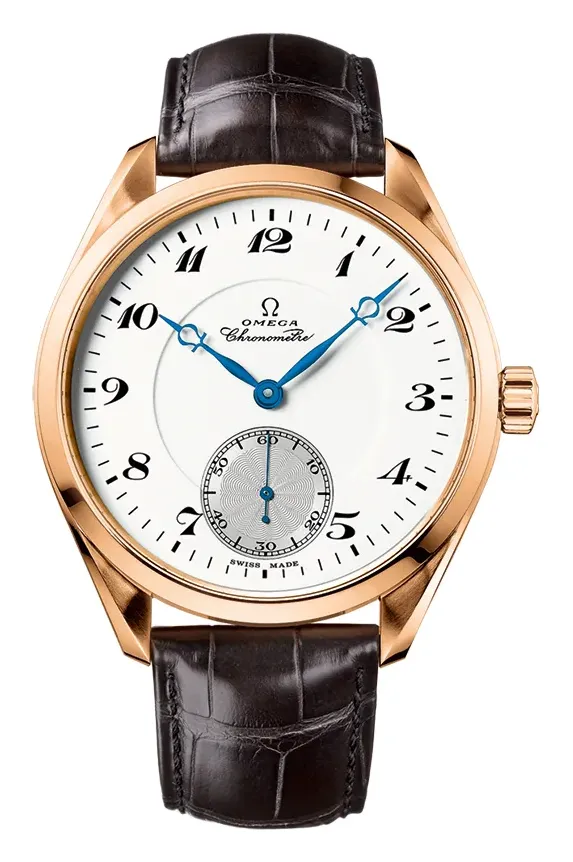 Omega Seamaster Aqua Terra 150M Hand Wound 49.2 XXL, reference 231.53.49.10.04.002, white dial, rose gold case