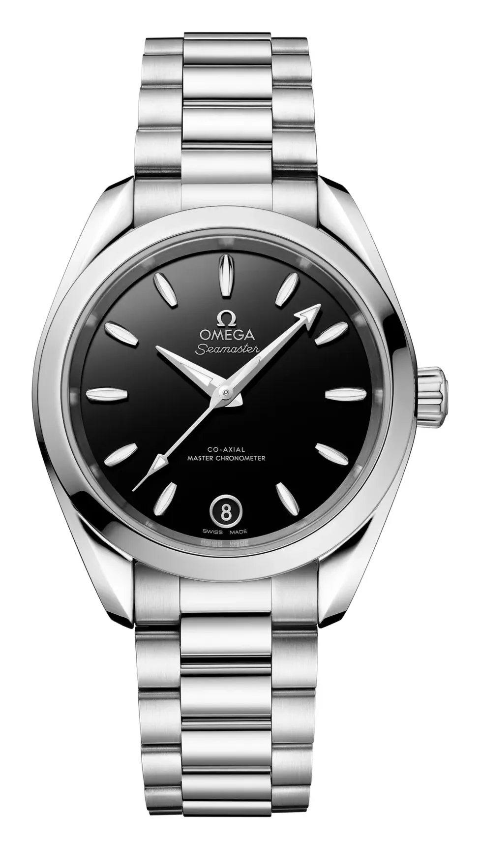 Omega Seamaster Aqua Terra 150M Master Chronometer 34 220.10.34.20, reference 220.10.34.20.01.001, black dial, stainless steel case