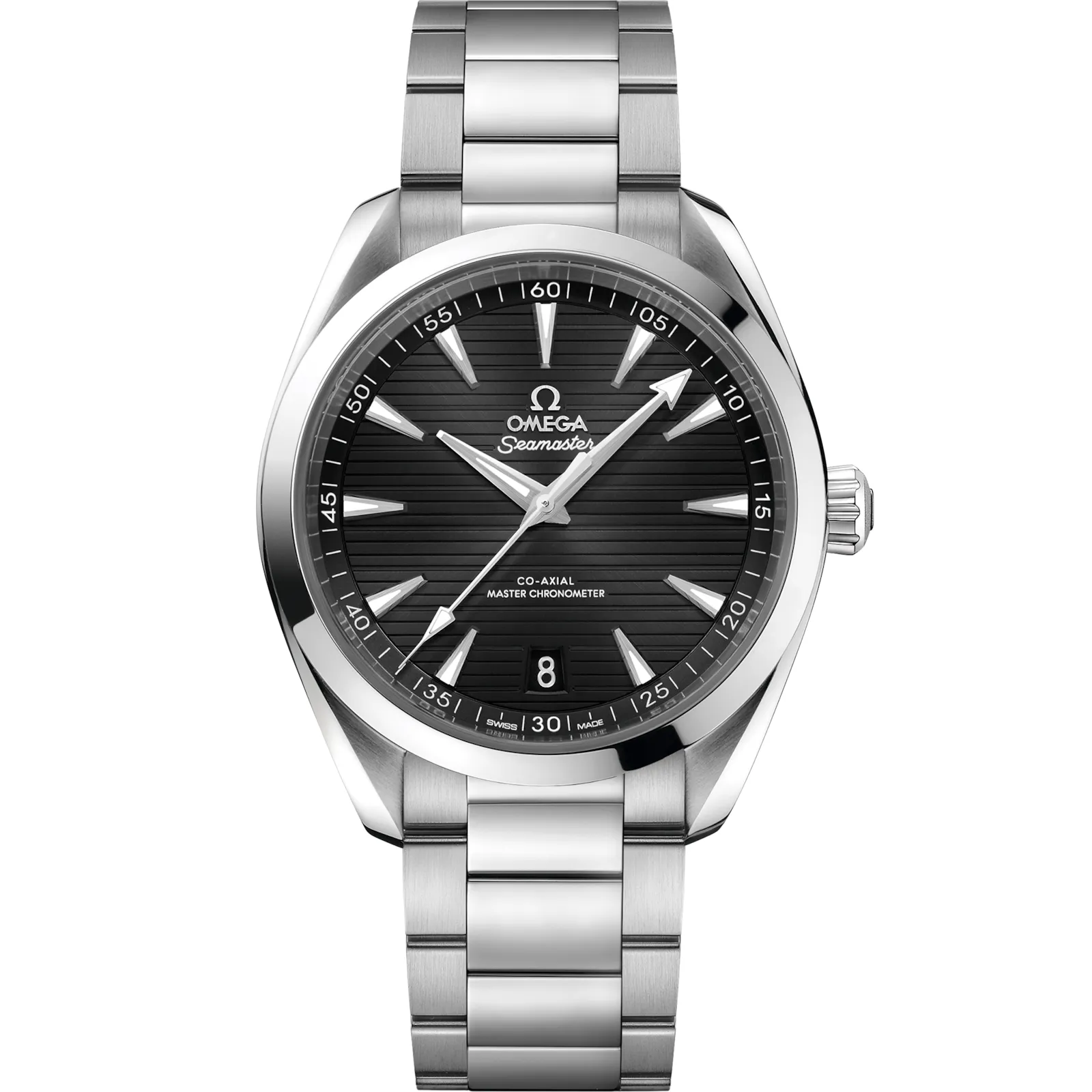 Omega Seamaster Aqua Terra 150M Master Chronometer 41 220.10.41.21, reference 220.10.41.21.01.001, black dial, stainless steel case