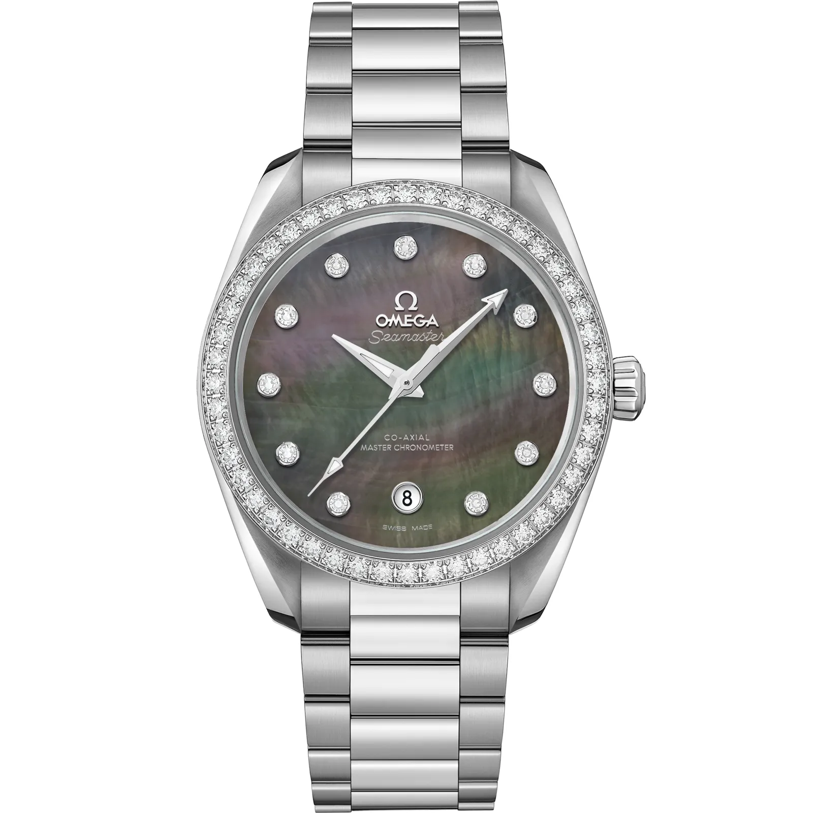 Omega Seamaster Aqua Terra 150M Master Chronometer 38 220.15.38.20, reference 220.15.38.20.57.001, grey dial, stainless steel case