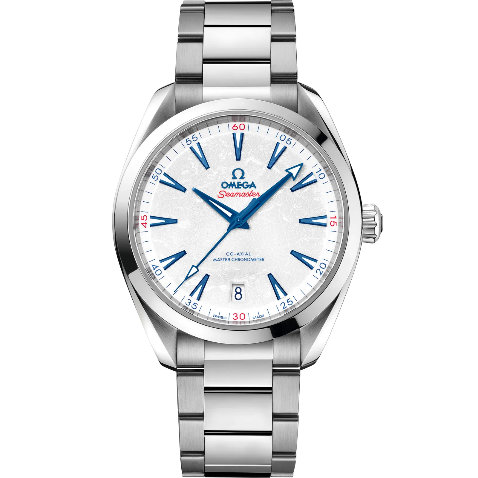 Omega Seamaster Aqua Terra 150M Master Chronometer 41 Beijing 2022, reference 522.10.41.21.04.001, white dial, stainless steel case