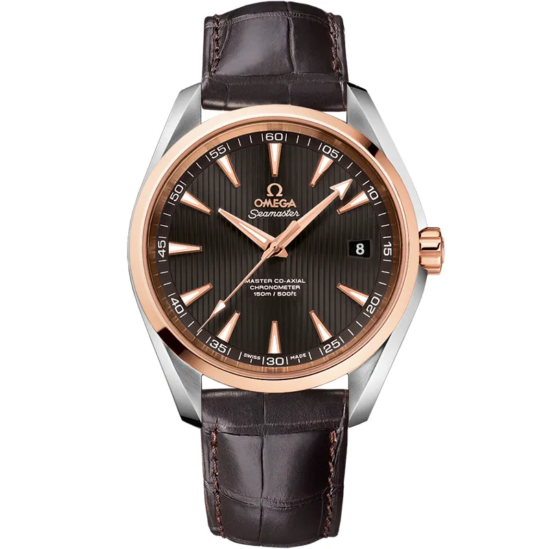 Omega Seamaster Aqua Terra 150m Master Co-Axial 41.5 231.23.42.21, reference 231.23.42.21.06.003, grey dial, stainless steel and rose gold case