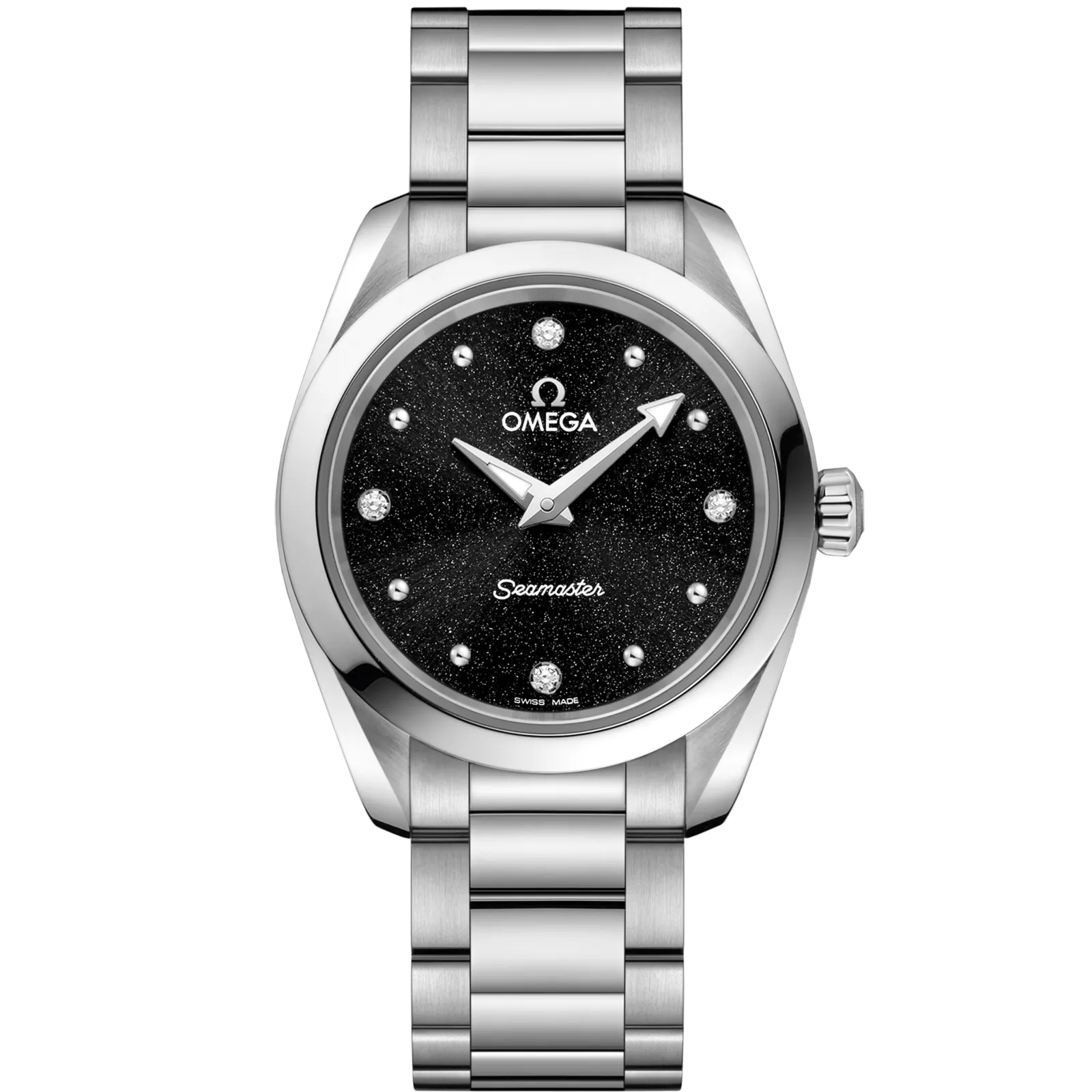 Omega Seamaster Aqua Terra 150M Quartz 28, reference 220.10.28.60.51.001, black dial, stainless steel case