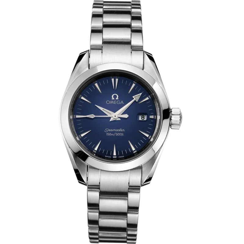 Omega Seamaster Aqua Terra 150M Quartz 29.2 2577.80.00, reference 2577.80.00, blue dial, stainless steel case