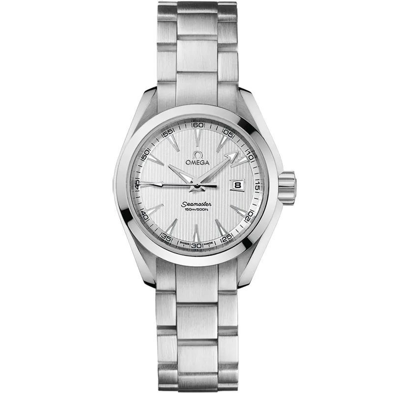 Omega Seamaster Aqua Terra 150M Quartz 30 231.10.30.61, reference 231.10.30.61.02.001, silver dial, stainless steel case