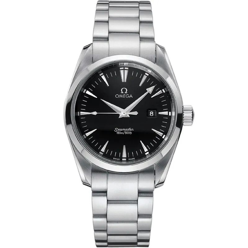 Omega Seamaster Aqua Terra 150M Quartz 36.2 2518.50.00, reference 2518.50.00, black dial, stainless steel case
