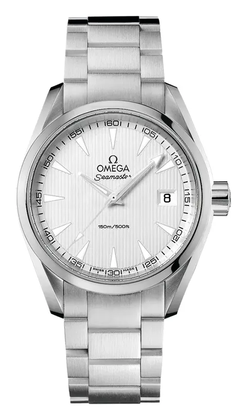 Omega Seamaster Aqua Terra 150M Quartz 38.5 231.10.39.60, reference 231.10.39.60.02.001, silver dial, stainless steel case