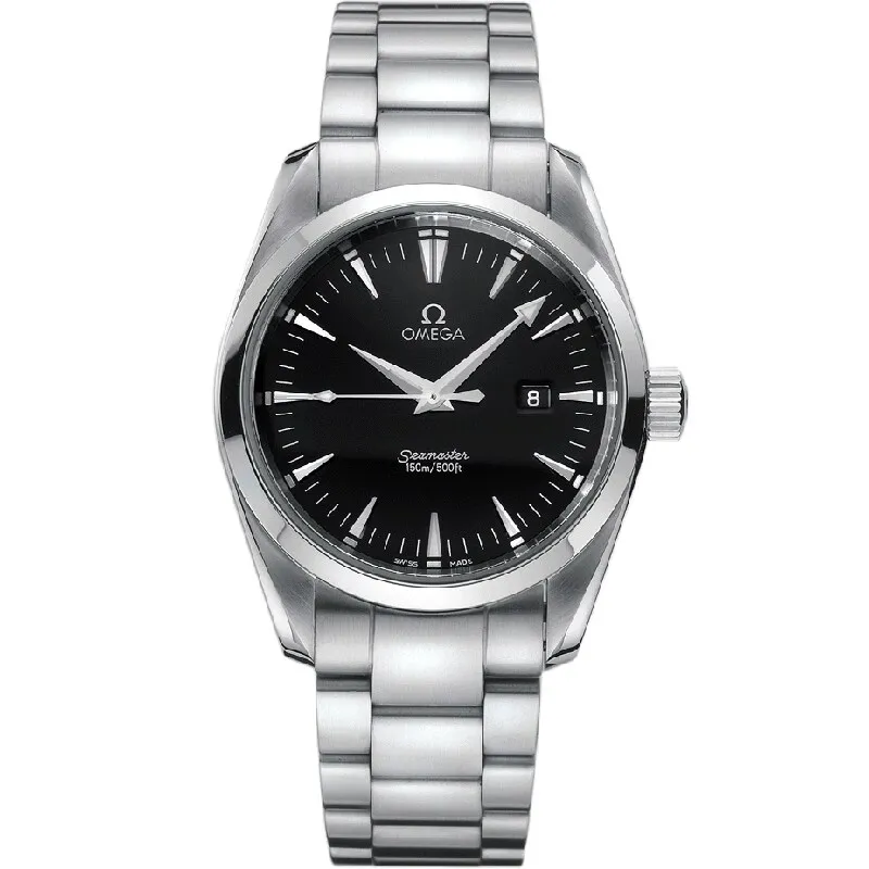 Omega Seamaster Aqua Terra 150M Quartz 39.2 2517.50.00, reference 2517.50.00, black dial, stainless steel case