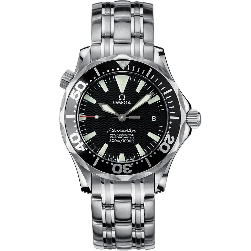 Omega Seamaster Diver 300M Automatic 36.25 2052.50.00, reference 2052.50.00, black dial, stainless steel case