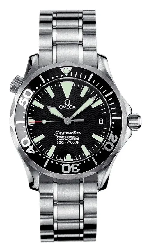 Omega Seamaster Diver 300M Automatic 36.25 2252.50.00, reference 2252.50.00, black dial, stainless steel case