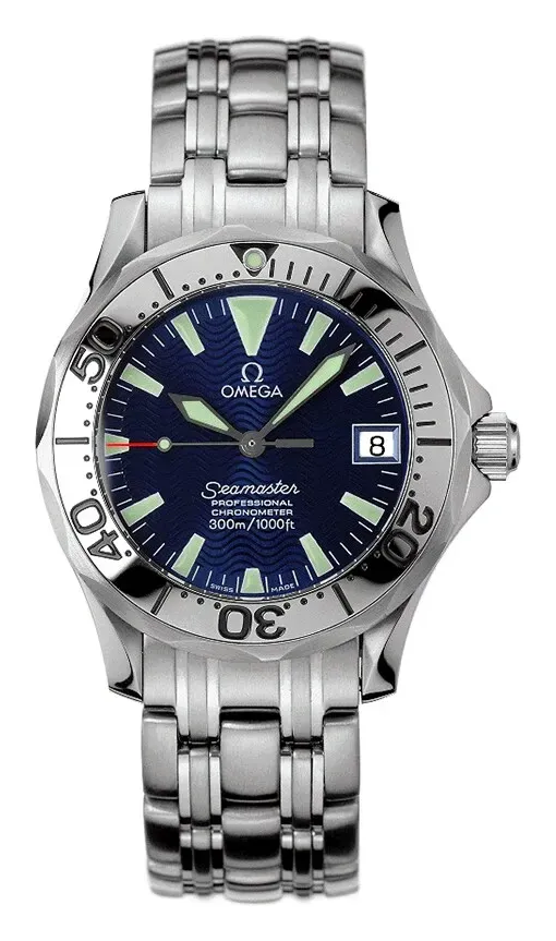Omega Seamaster Diver 300M Automatic 36.25 2554.80.00, reference 2554.80.00, blue dial, stainless steel case