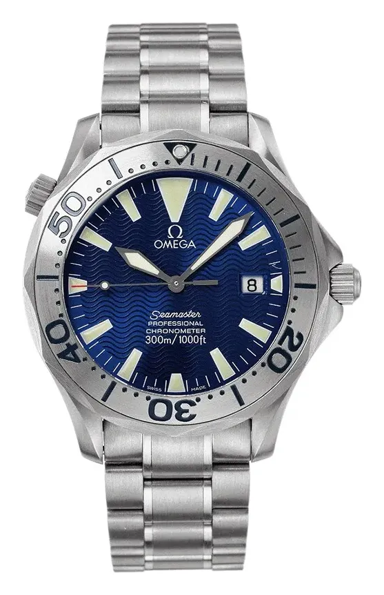 Omega Seamaster Diver 300M Automatic 41 2232.80.00, reference 2232.80.00, blue dial, titanium case