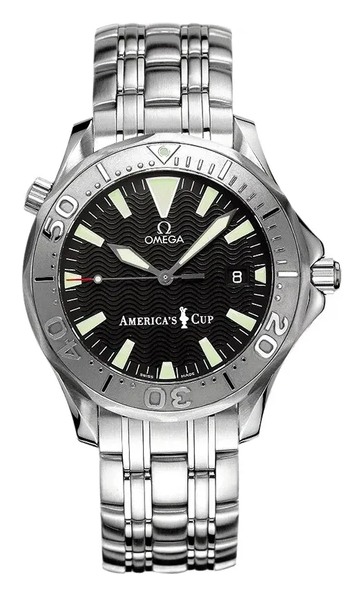 Omega Seamaster Diver 300M Automatic 41 2533.50.00, reference 2533.50.00, black dial, white gold case