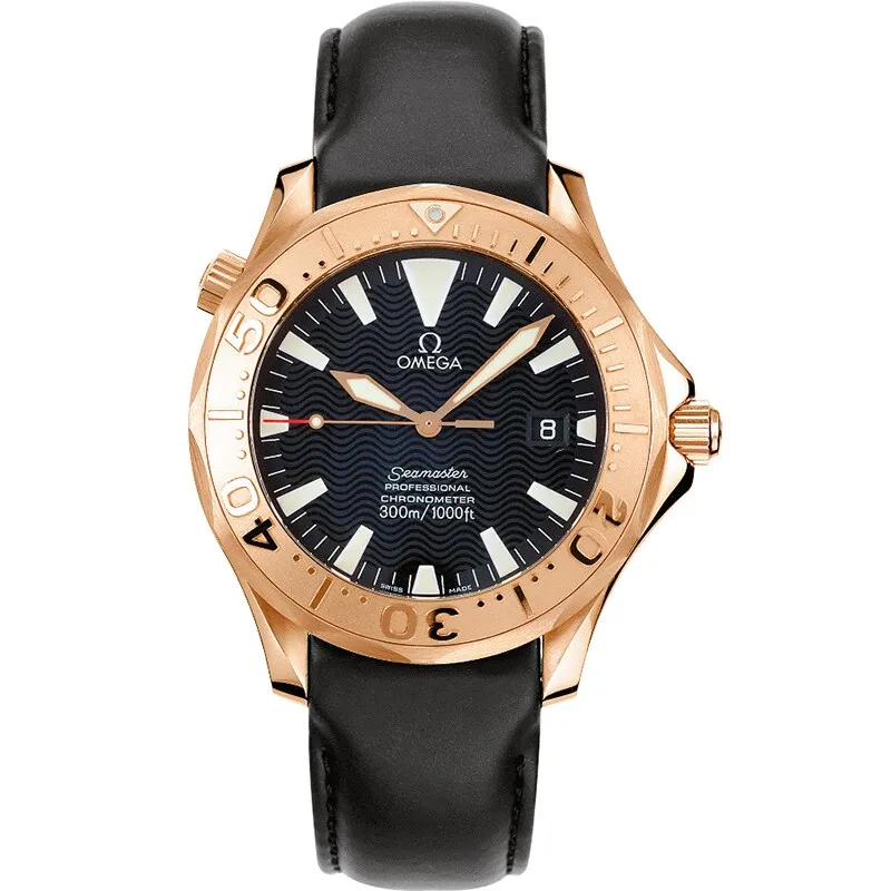 Omega Seamaster Diver 300M Automatic 41 2636.50.91, reference 2636.50.91, black dial, rose gold case