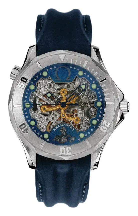 Omega Seamaster Diver 300M Automatic 41 2942.80.03, reference 2942.80.03, blue dial, white gold case