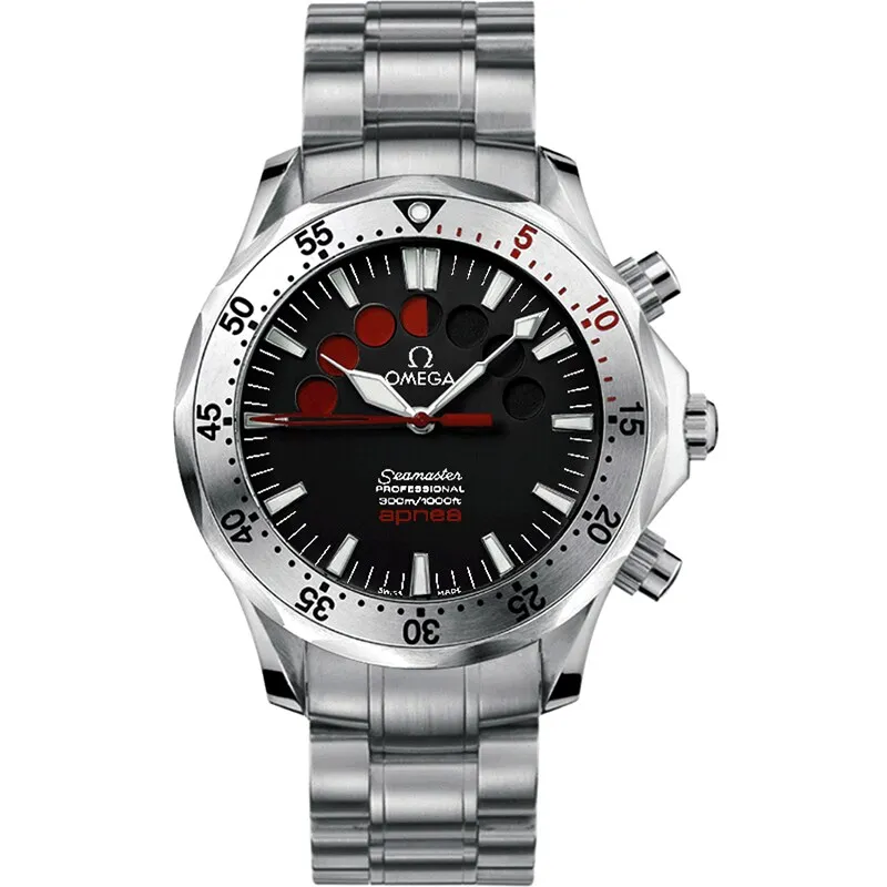 Omega Seamaster Diver 300M Automatic 41.5 Apnea 2595.50.00, reference 2595.50.00, black dial, stainless steel case
