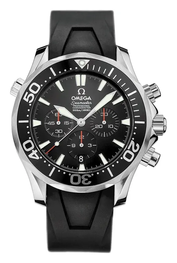 Omega Seamaster Diver 300M Automatic 41.5 Chronograph 2894.52.91, reference 2894.52.91, black dial, stainless steel case