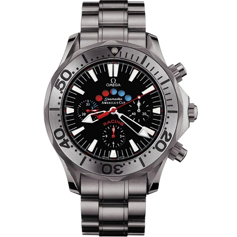 Omega Seamaster Diver 300M Automatic 44 Racing Chronometer 2269.50.00, reference 2269.50.00, black dial, titanium case