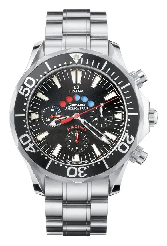 Omega Seamaster Diver 300M Automatic 44 Racing Chronometer 2569.50.00, reference 2569.50.00, black dial, stainless steel case