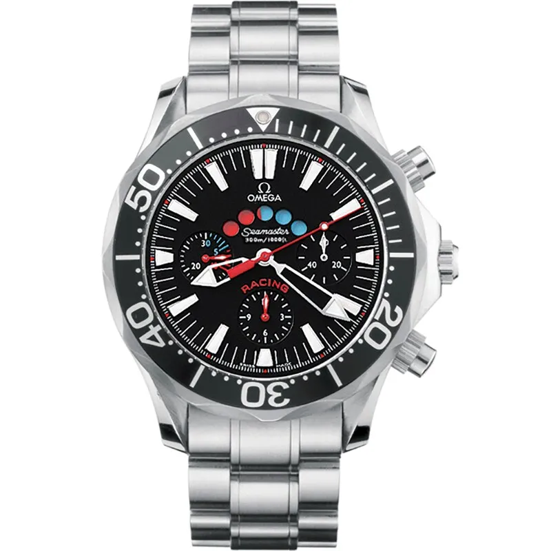 Omega Seamaster Diver 300M Automatic 44 Racing Chronometer 2569.52.00, reference 2569.52.00, black dial, stainless steel case