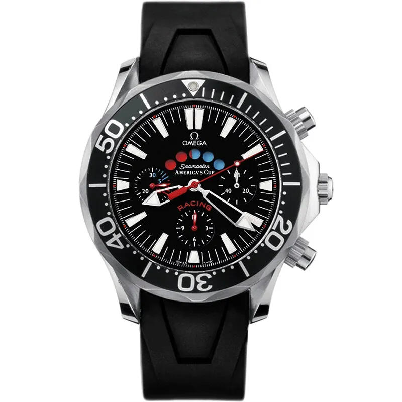Omega Seamaster Diver 300M Automatic 44 Racing Chronometer 2869.50.91, reference 2869.50.91, black dial, stainless steel case