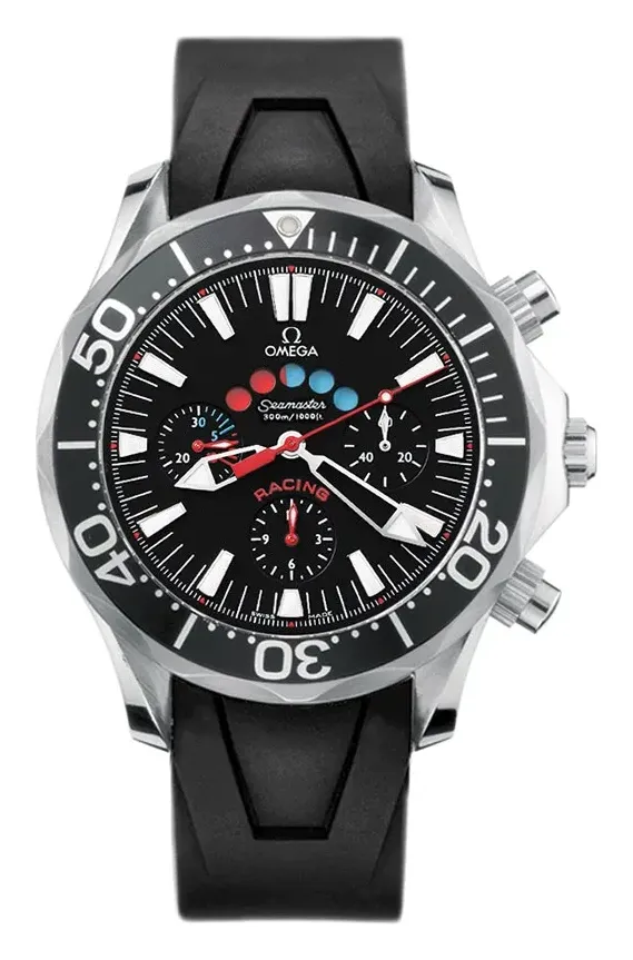 Omega Seamaster Diver 300M Automatic 44 Racing Chronometer 2869.52.91, reference 2869.52.91, black dial, stainless steel case