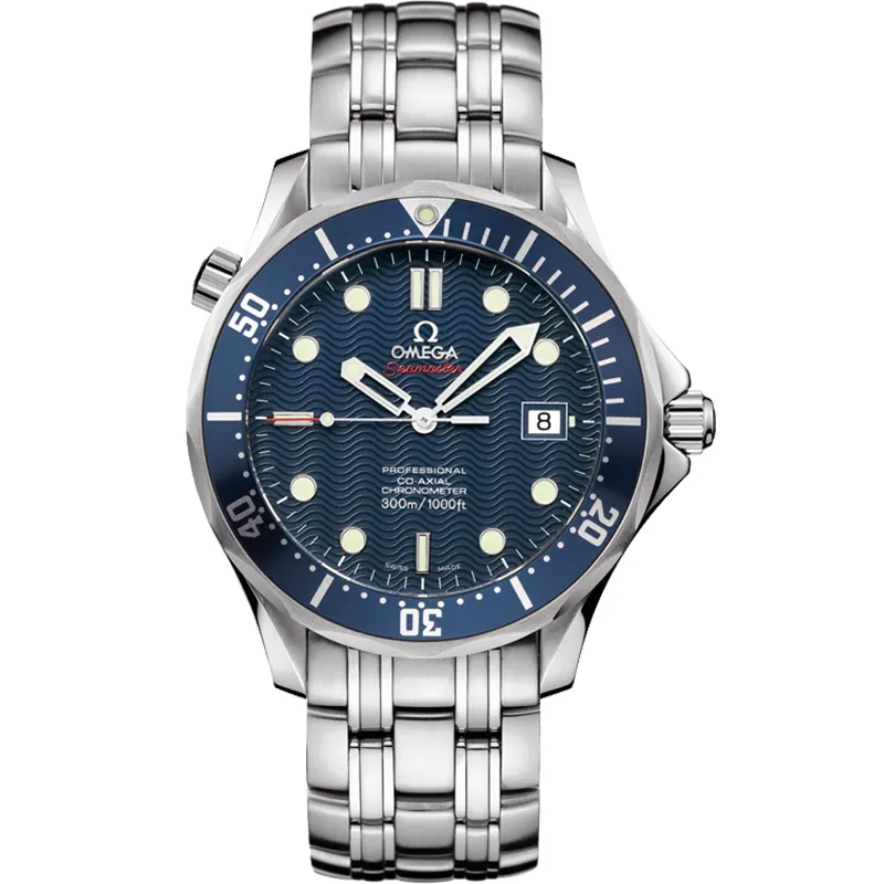 Omega Seamaster Diver 300M Co-Axial 41 2220.80.00, reference 2220.80.00, blue dial, stainless steel case