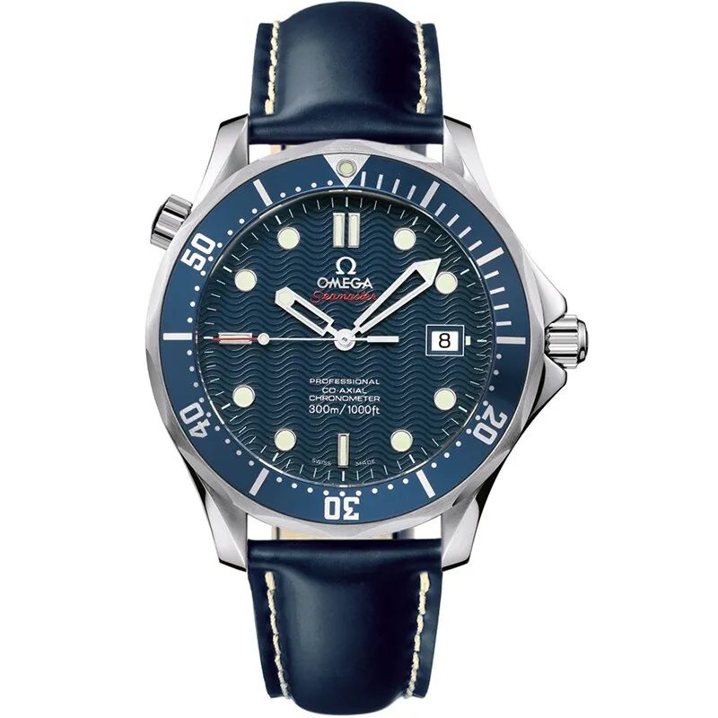Omega Seamaster Diver 300M Co-Axial 41 2920.80.91, reference 2920.80.91, blue dial, stainless steel case