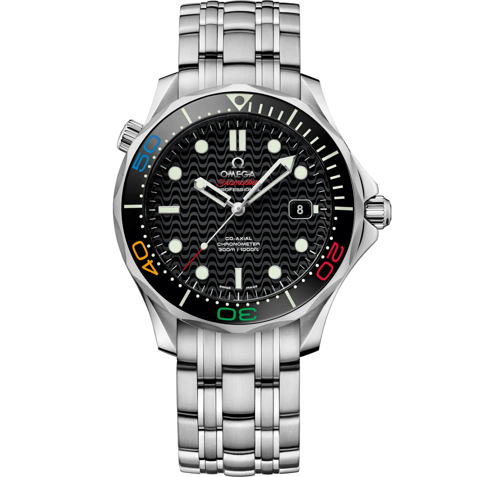 Omega Seamaster Diver 300M Co-Axial 41.5, reference 522.30.41.20.01.001, black dial, stainless steel case
