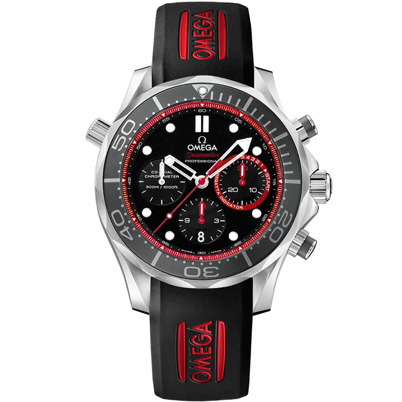 Omega Seamaster Diver 300M Co-Axial 44 Regatta Chronograph, reference 212.32.44.50.01.001, black dial, stainless steel case