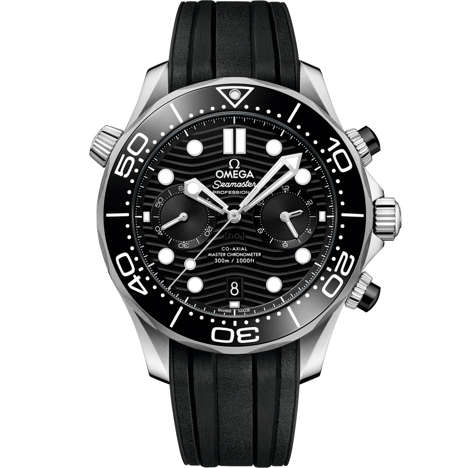Omega Seamaster Diver 300M Master Co-Axial 44 Chronograph 210.32.44.51, reference 210.32.44.51.01.001, black dial, stainless steel case