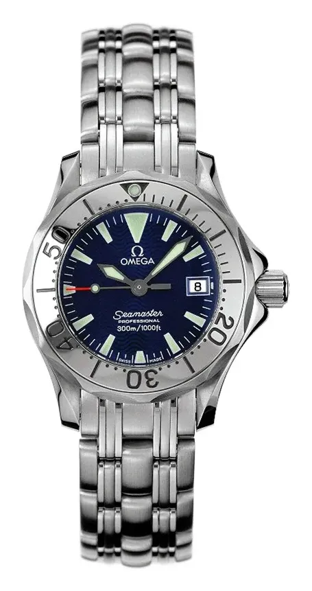 Omega Seamaster Diver 300M Quartz 28 2584.80.00, reference 2584.80.00, blue dial, stainless steel case