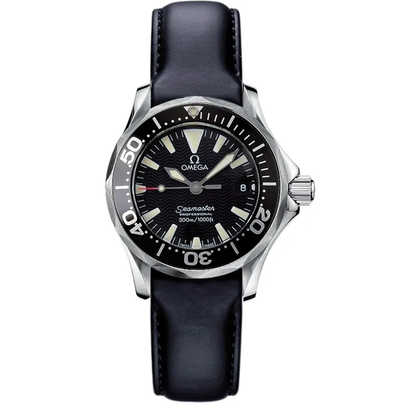Omega Seamaster Diver 300M Quartz 28 2982.50.91, reference 2982.50.91, black dial, stainless steel case