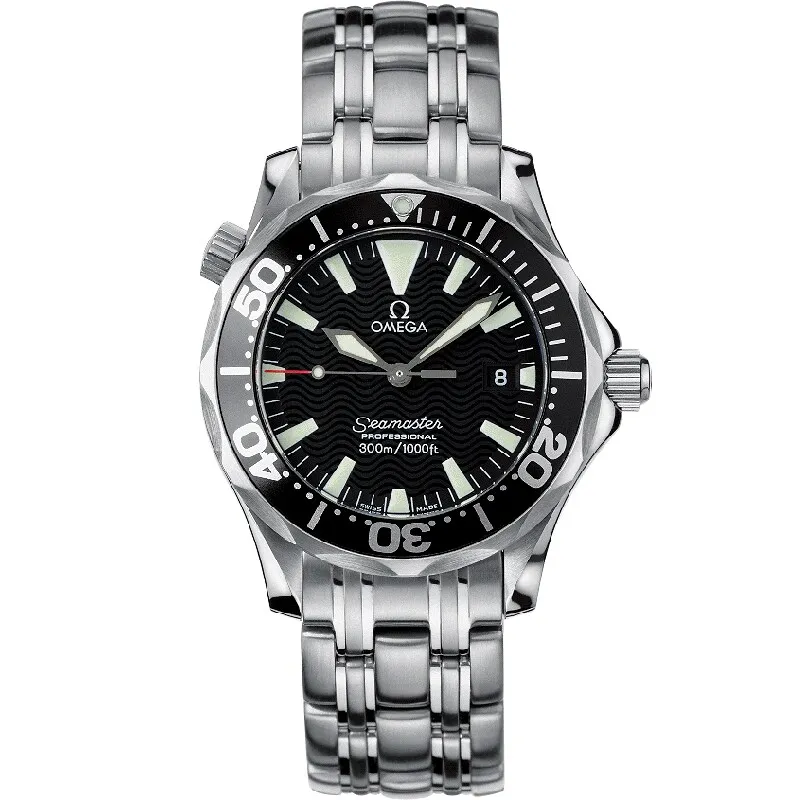 Omega Seamaster Diver 300M Quartz 36.25 2062.50.00, reference 2062.50.00, black dial, stainless steel case