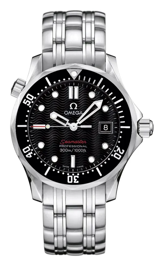 Omega Seamaster Diver 300M Quartz 36.25 212.30.36.61, reference 212.30.36.61.01.001, black dial, stainless steel case