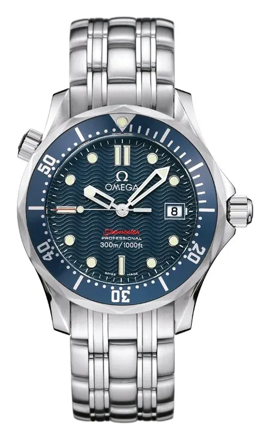 Omega Seamaster Diver 300M Quartz 36.25 2223.80.00, reference 2223.80.00, blue dial, stainless steel case