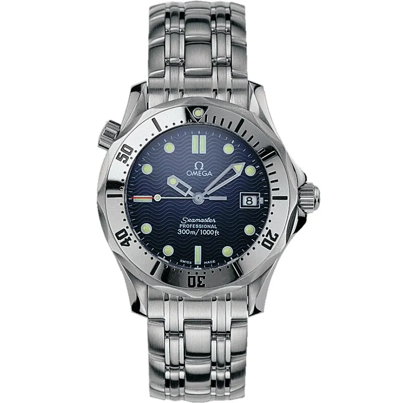 Omega Seamaster Diver 300M Quartz 36.25 2562.80.00, reference 2562.80.00, blue dial, stainless steel case