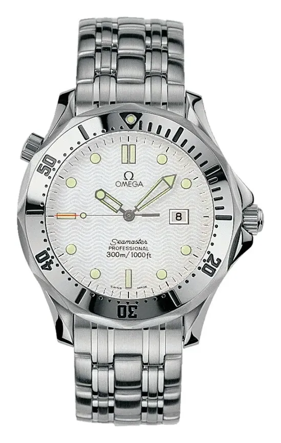 Omega Seamaster Diver 300M Quartz 41 2542.20.00, reference 2542.20.00, white dial, stainless steel case