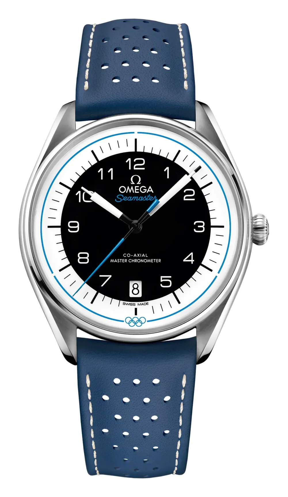 Omega Seamaster Master Co-Axial 39.5 Olympic Timekeeper, reference 522.32.40.20.01.001, black dial, stainless steel case