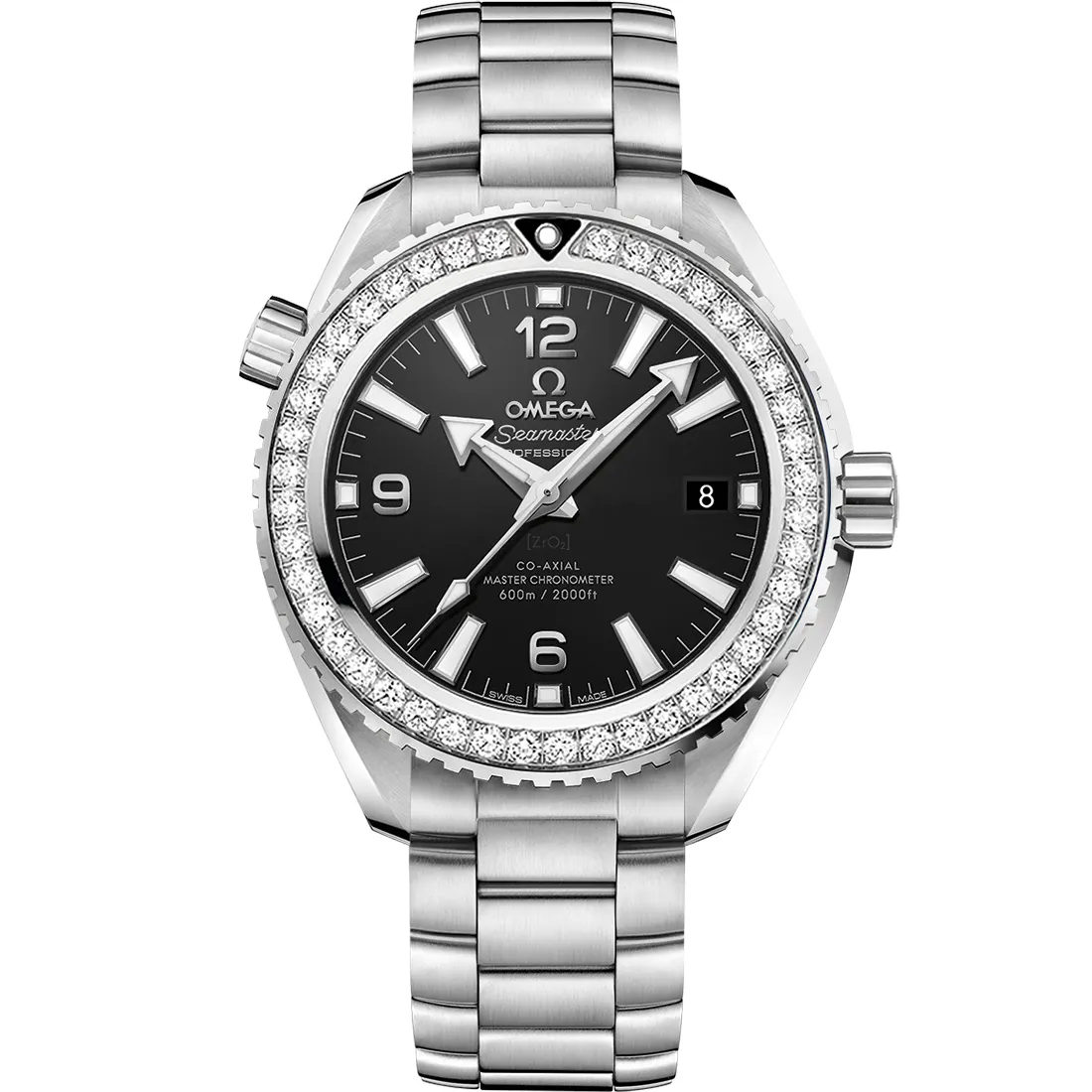 Omega Seamaster Planet Ocean 600M Co-Axial 39.5 Master Chronometer 215.15.40.20, reference 215.15.40.20.01.001, black dial, stainless steel case