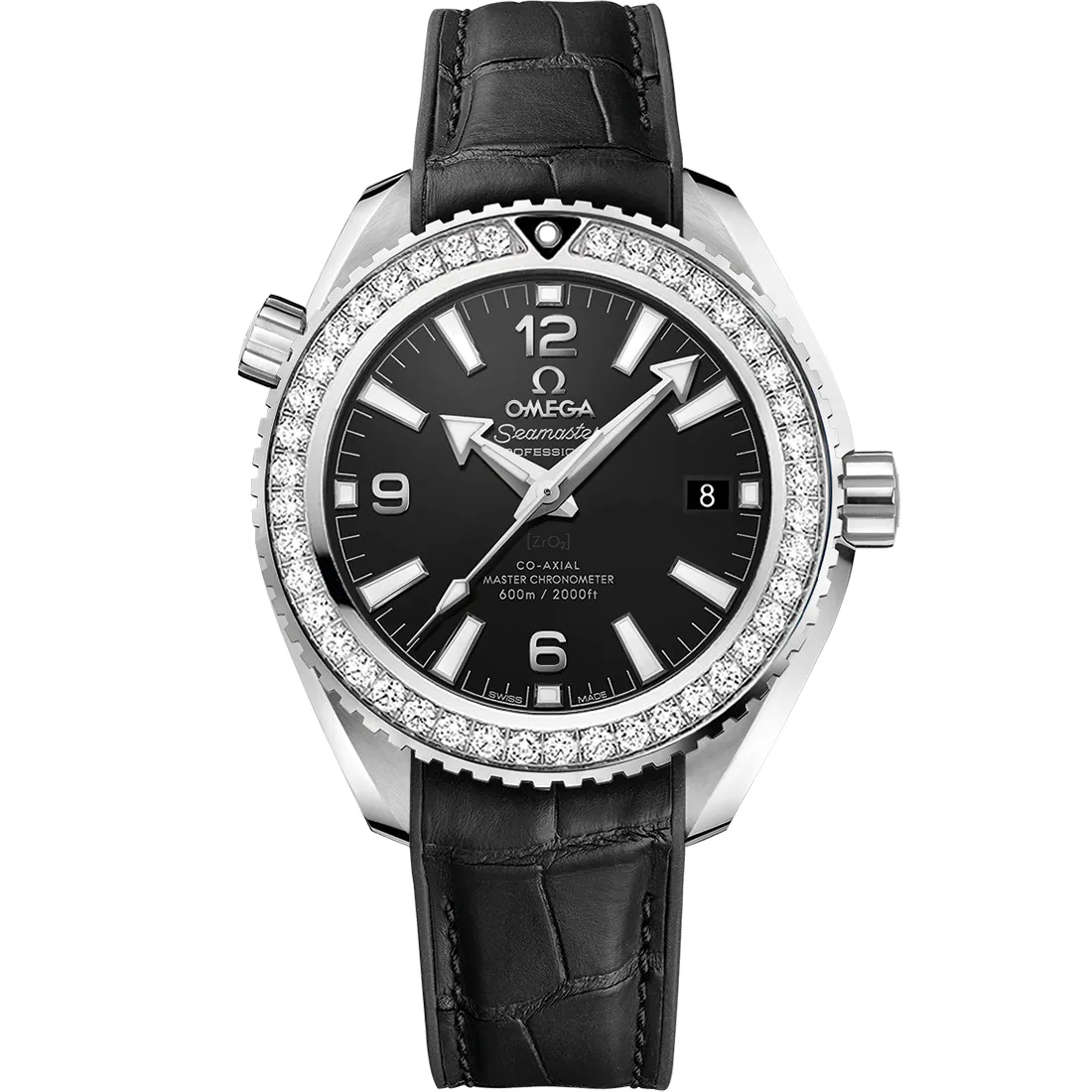 Omega Seamaster Planet Ocean 600M Co-Axial 39.5 Master Chronometer 215.18.40.20, reference 215.18.40.20.01.001, black dial, stainless steel case