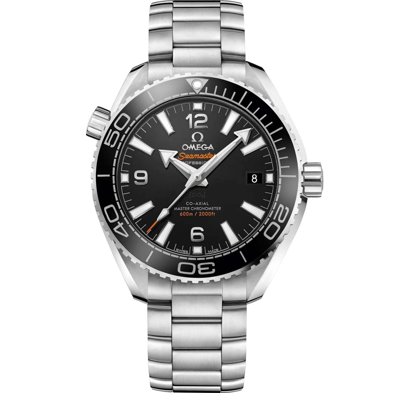 Omega Seamaster Planet Ocean 600M Co-Axial 39.5 Master Chronometer 215.30.40.20, reference 215.30.40.20.01.001, black dial, stainless steel case