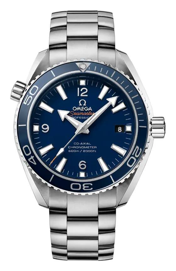 Omega Seamaster Planet Ocean 600M Co-Axial 42 232.90.42.21, reference 232.90.42.21.03.001, blue dial, titanium case