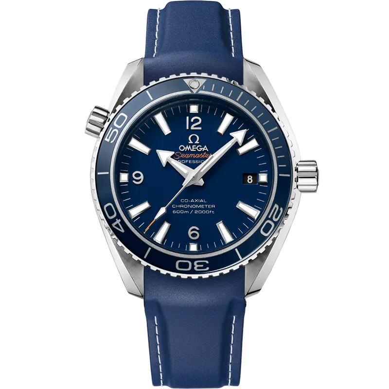 Omega Seamaster Planet Ocean 600M Co-Axial 42 232.92.42.21, reference 232.92.42.21.03.001, blue dial, titanium case