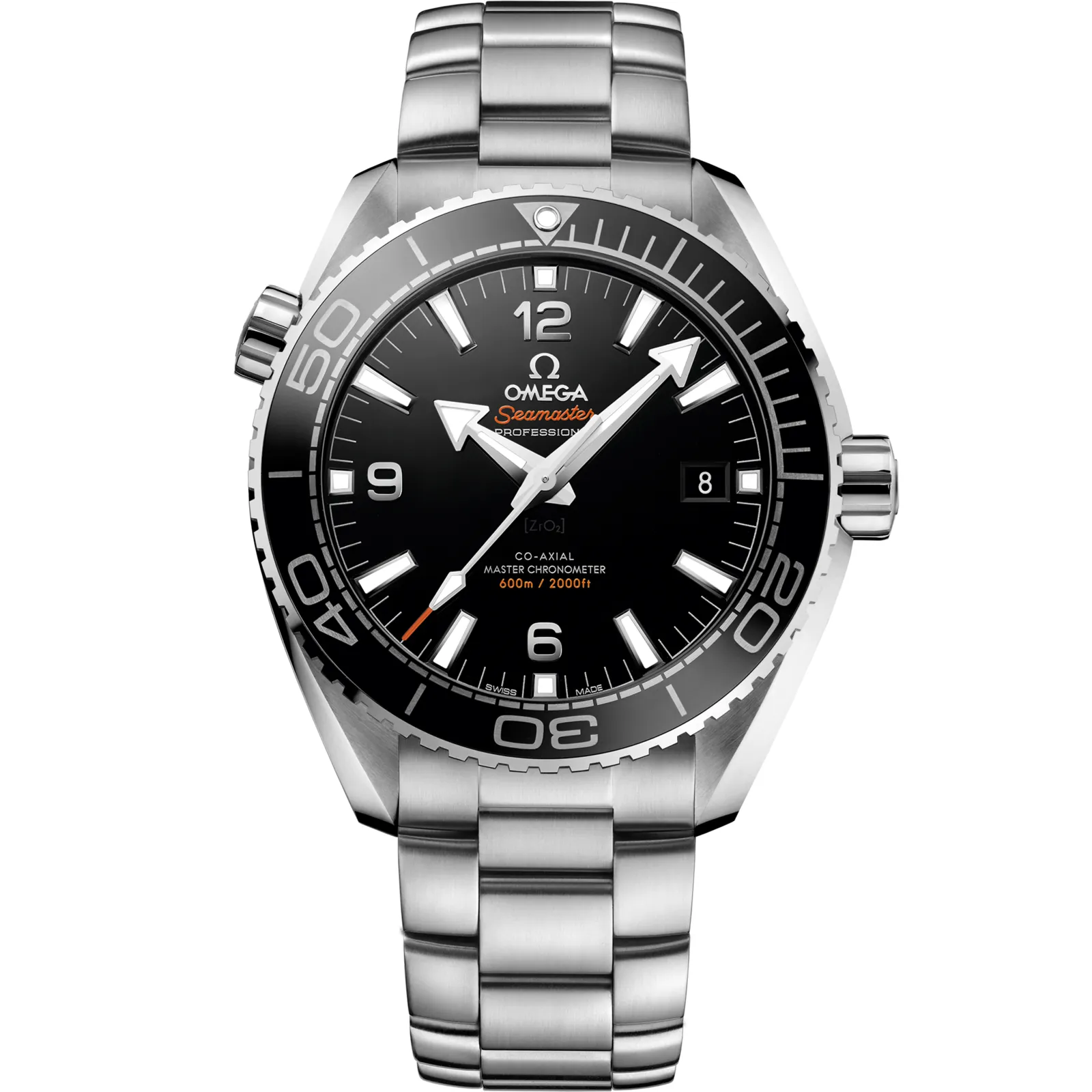 Omega Seamaster Planet Ocean 600M Co-Axial 43.5 Master Chronometer 215.30.44.21, reference 215.30.44.21.01.001, black dial, stainless steel case
