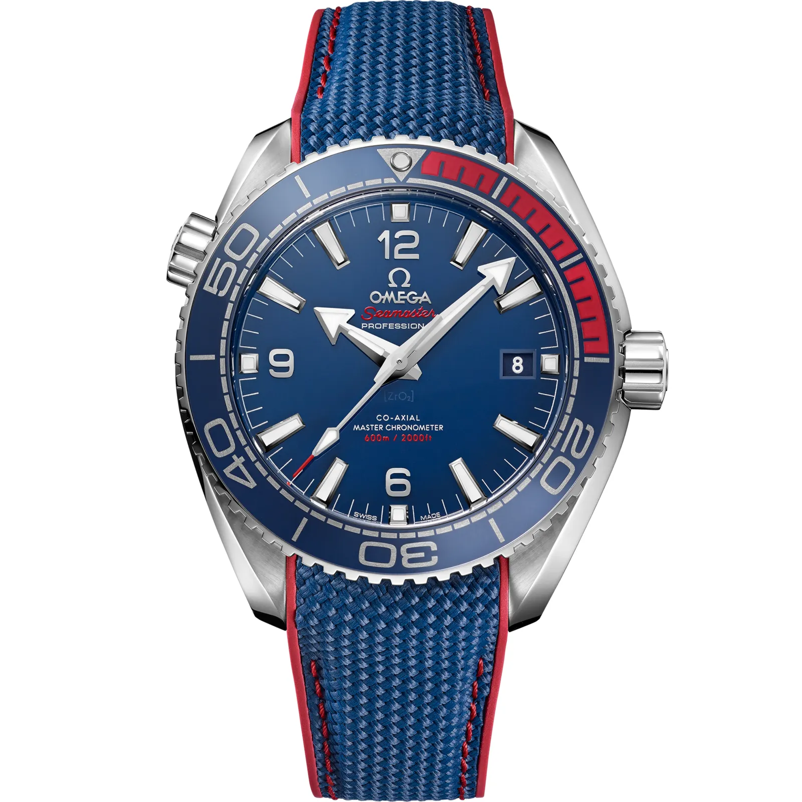 Omega Seamaster Planet Ocean 600M Co-Axial 43.5 Master Chronometer 522.32.44.21, reference 522.32.44.21.03.001, blue dial, stainless steel case