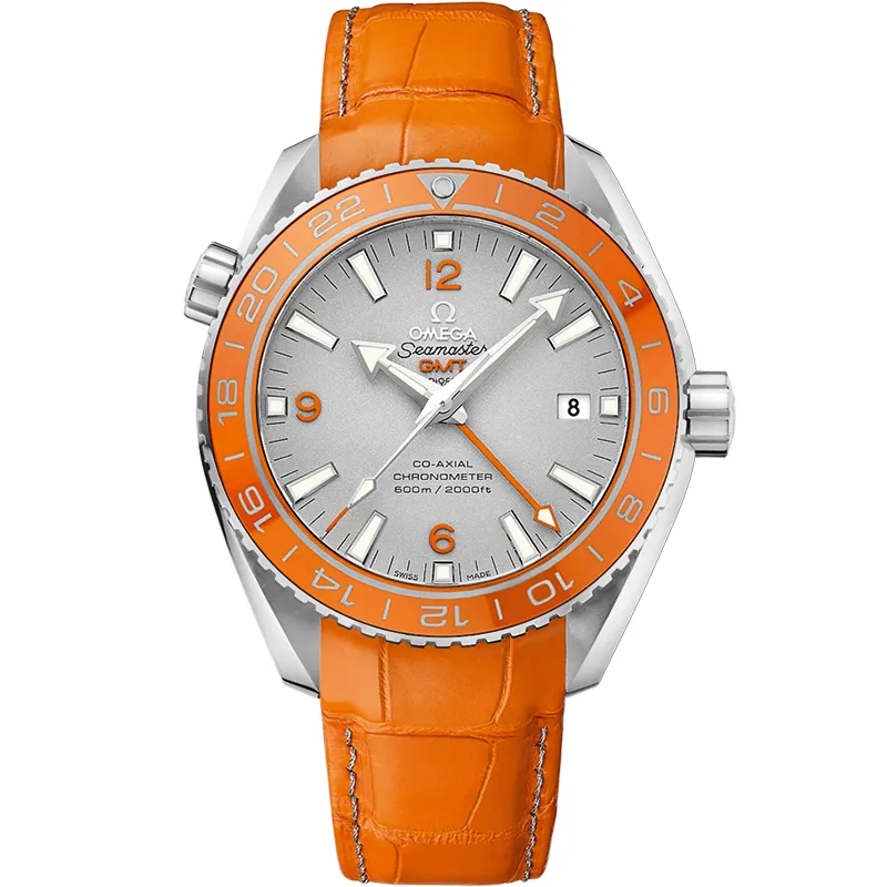 Omega Seamaster Planet Ocean 600M Co-Axial 43.5 GMT 232.93.44.22, reference 232.93.44.22.99.001, grey dial, platinum case