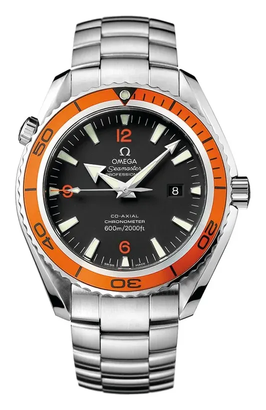 Omega Seamaster Planet Ocean 600M Co-Axial 45.5 2208.50.00, reference 2208.50.00, black dial, stainless steel case
